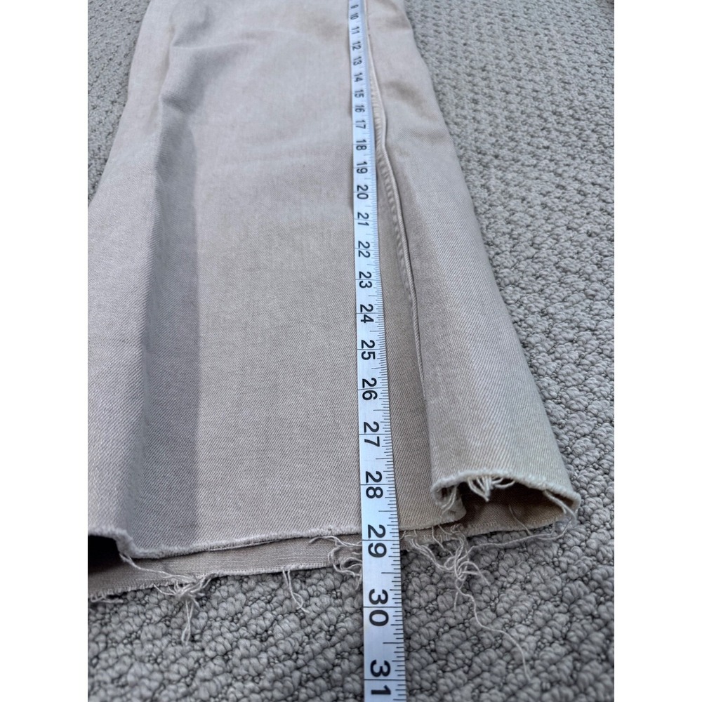Zara The‎ Marine Straight Jeans Women's Size 2 Wide Leg - Picture 9 of 9